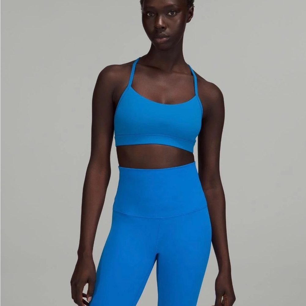 Lululemon Flow Y Bra - Poolside